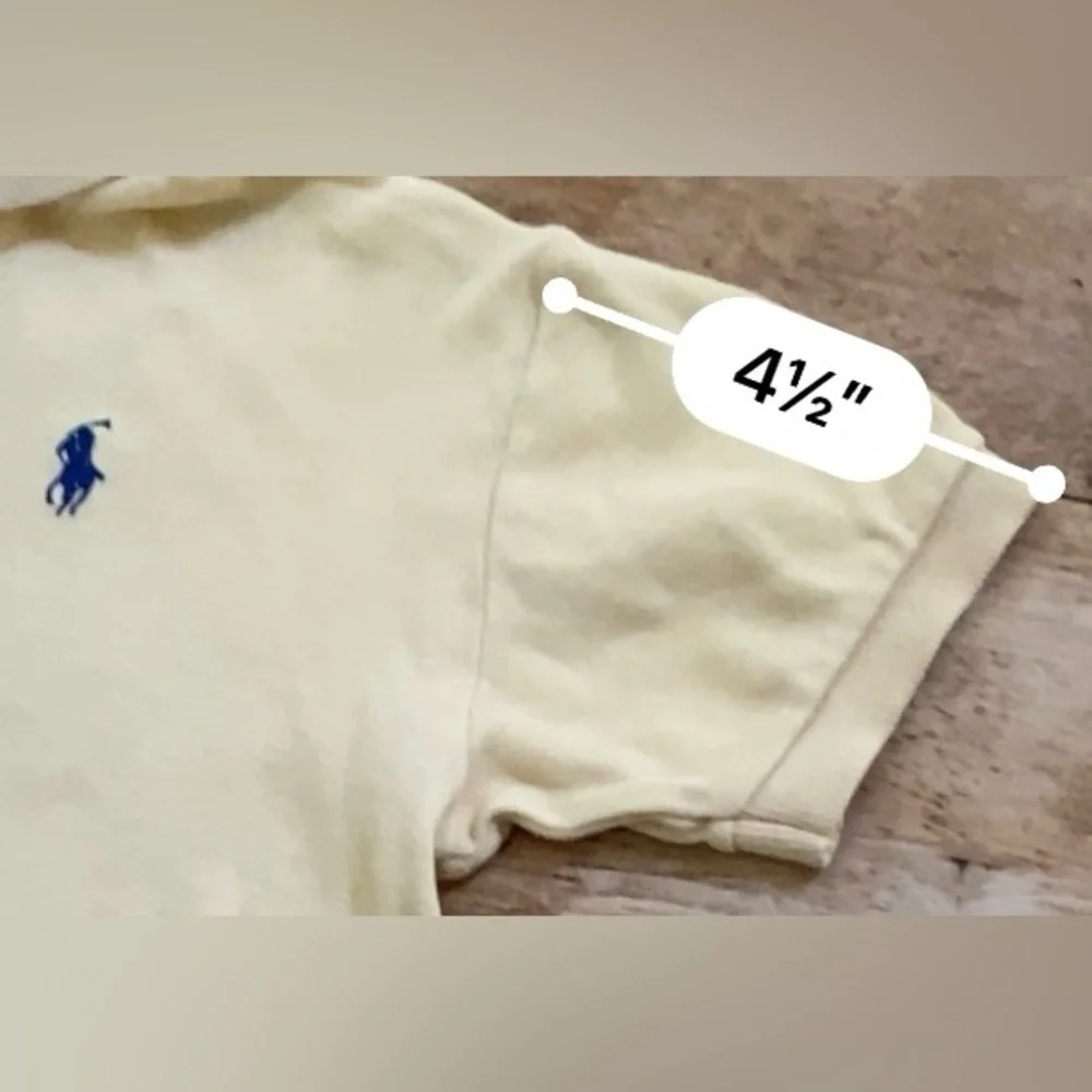 Ralph Lauren Yellow Polo with Blue Pony